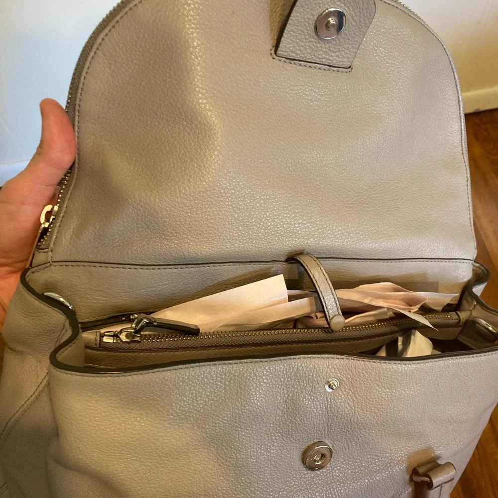 Marc by Marc Jacobs Gray Leather Satchel Bag